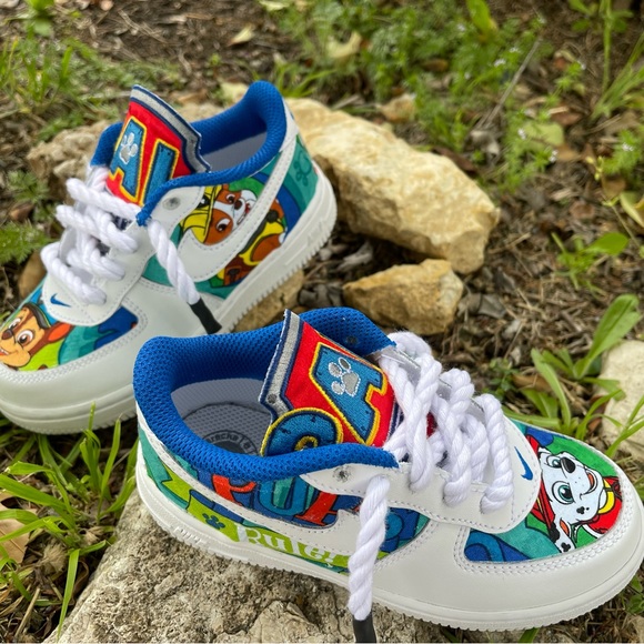Paw patrol kids Air Force 1 shoes - Picture 5 of 8